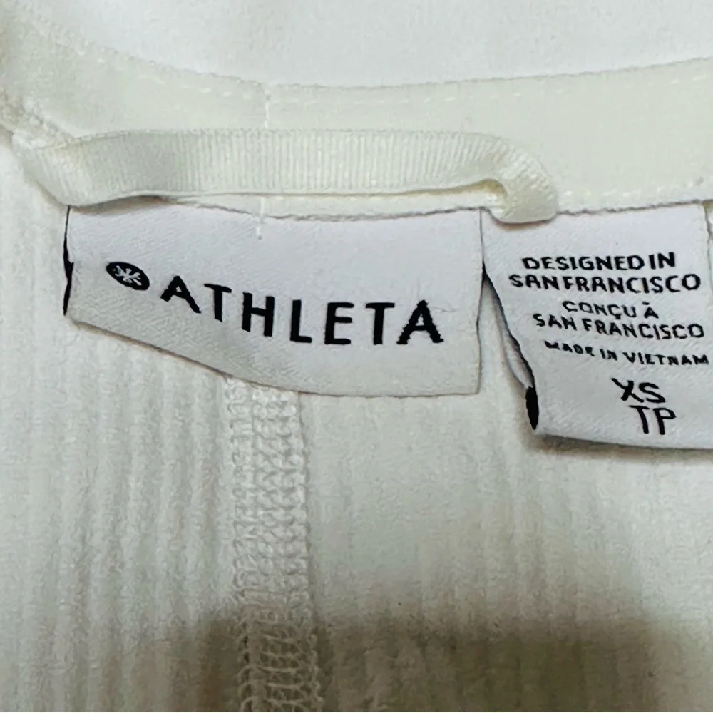 Athleta White Ribbed Jacket - Picture 15 of 16